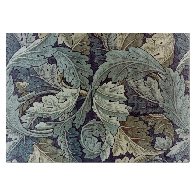 William Morris Acanthus Wallpaper Blätter Schneidebrett (Vorderseite)