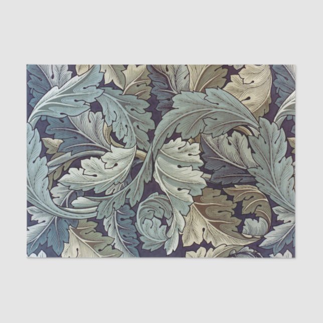William Morris Acanthus Wallpaper Blätter Seidenpapier (Vorderseite)
