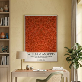 William Morris Acorn Vintage Botanischer Druck