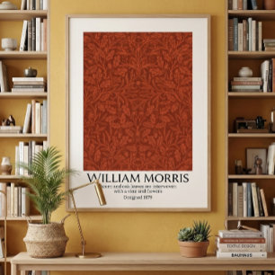 William Morris Acorn Vintage Botanischer Druck