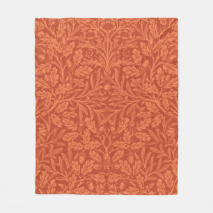 William Morris Acorn Wallpaper Nature Design Fleecedecke