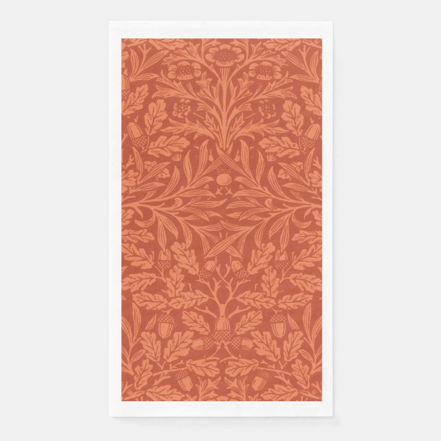 William Morris Acorn Wallpaper Nature Design Serviette (Vorderseite)