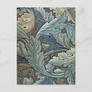 William Morris Akanthus Salbei-Blumen-Blumen- Bota Postkarte