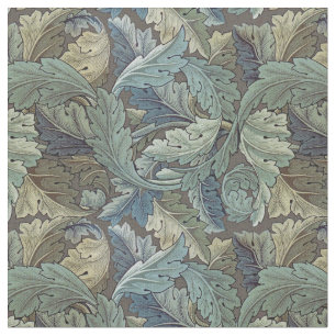 William Morris Akanthus Salbei-Blumen-Blumen- Bota Stoff
