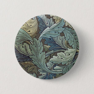 William Morris Akanthus Salbei Blumen Blumen Botan Button