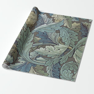 William Morris Akanthus Salbei Blumen Blumen Botan Geschenkpapier