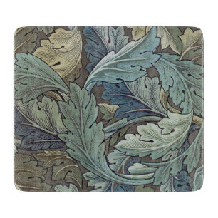 William Morris Akanthus Salbei-Blumen-Blumen Botan Schneidebrett