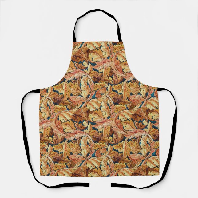 William Morris Akanthusblatt Herbstmuster Schürze (Vorderseite)