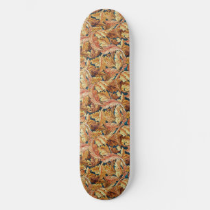William Morris Akanthusblatt Herbstmuster Skateboard