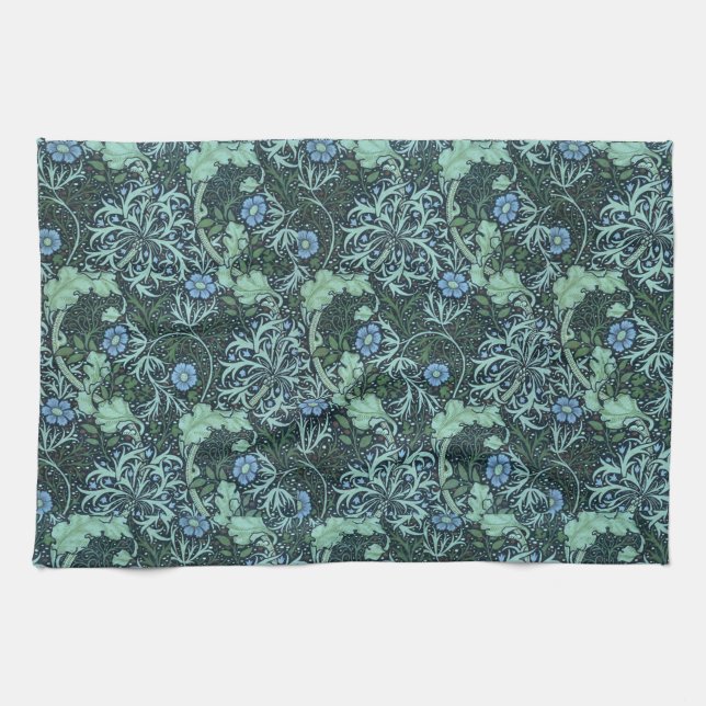 William Morris Algen-Muster    Geschirrtuch (Horizontal)
