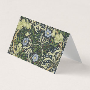 William Morris Algenmuster Florales Vintage-Kunst Visitenkarten