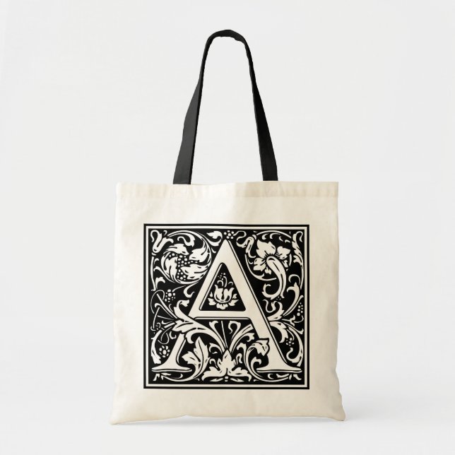 William Morris Alphabet "A" Tragetasche (Vorne)
