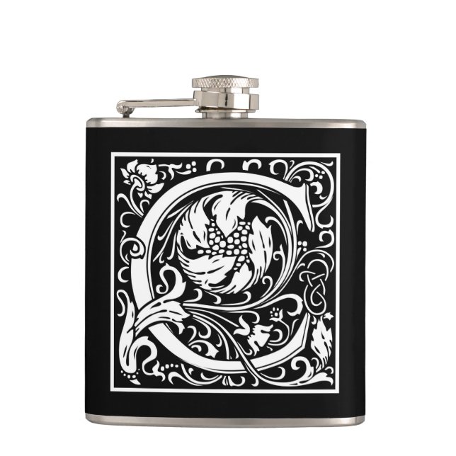 William Morris Alphabet "C" Flachmann (Vorderseite)