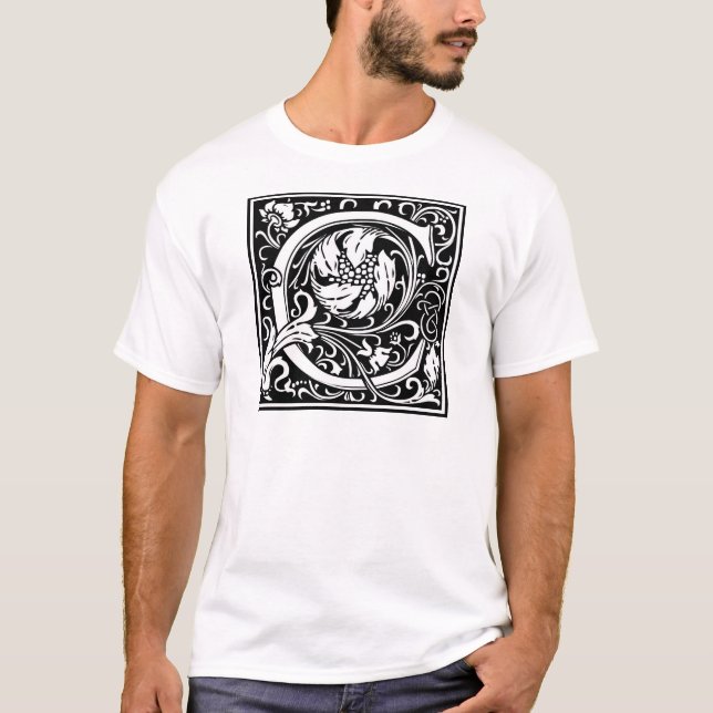 William Morris Alphabet "C" T-Shirt (Vorderseite)