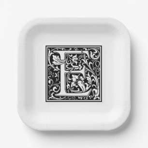 William Morris Alphabet „E“ Pappteller