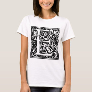 William Morris Alphabet "E" T-Shirt