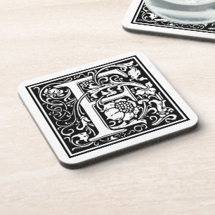 William Morris Alphabet "F" Getränkeuntersetzer