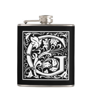 William Morris Alphabet "G" Flachmann