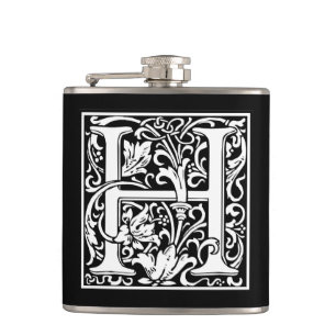 William Morris Alphabet "H" Flachmann