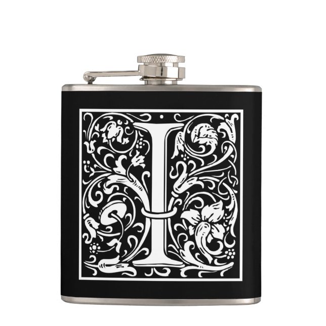 William Morris Alphabet "I" Flachmann (Vorderseite)