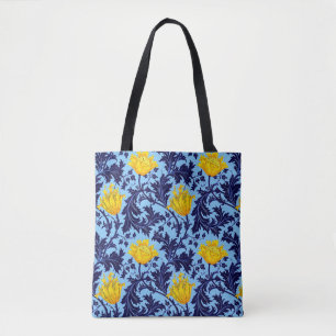 William Morris Anemone, Marine und Mustard Yellow