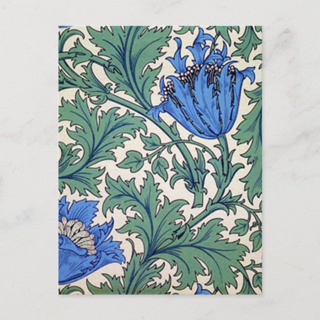 William Morris "Anemone" Postkarte (Vorderseite)