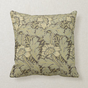 William Morris-Anemonen-Muster Kissen
