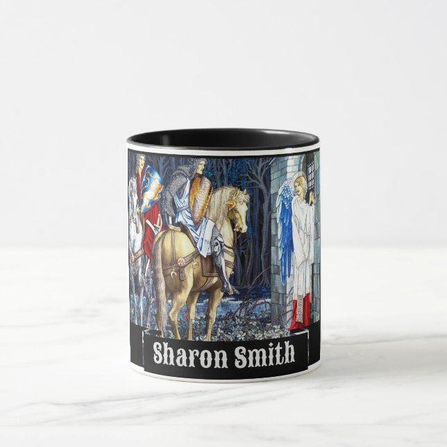 William Morris Angel Art Personalisiert Tasse (Zentrum)
