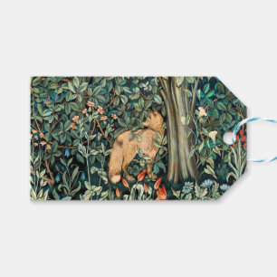 William Morris Antik-Fuchs-Wald-Tapeten-Kunst Geschenkanhänger