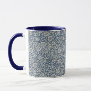 William Morris Antike Florale Blaue Malve Tasse