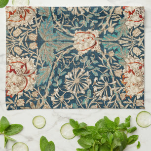 William Morris Antike Geißblatt Blumenmuster Geschirrtuch