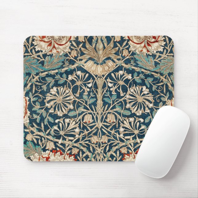 William Morris Antike Geißblatt Blumenmuster Mousepad (Mit Mouse)