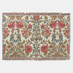 William Morris Antikes Geißblatt-Blumenmuster Decke