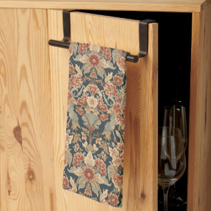 William Morris Antikes Geißblatt-Blumenmuster Geschirrtuch
