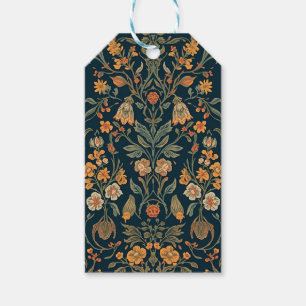 William Morris antikes Honeysuckle-Blumenmuster Geschenkanhänger