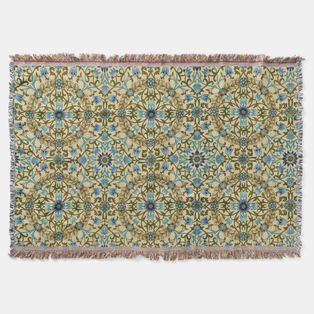 William Morris - Antique 1873 Vine & Blume Muster Decke (Vorderseite)