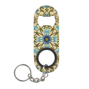 William Morris - Antique 1873 Vine & Blume Muster Mini Flaschenöffner