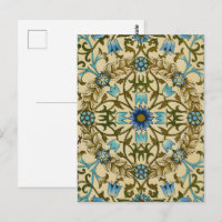 William Morris - Antique 1873 Vine & Blume Muster