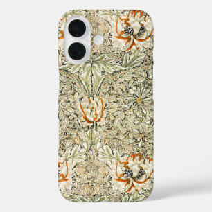 William Morris Antique Honeysuckle Floral Classic iPhone 16 Hülle
