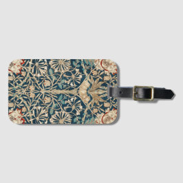 William Morris Antique Honeysuckle Floral Gepäckanhänger