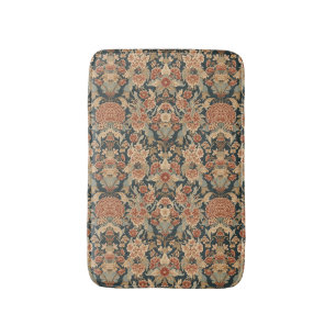William Morris Antique Honeysuckle Floral Pattern Badematte