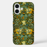 William Morris Antique Honeysuckle Floral Pattern