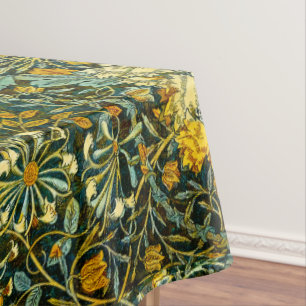 William Morris Antique Honeysuckle Floral Pattern Tischdecke