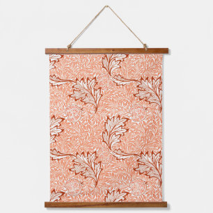 William Morris Apfel Vintage-Botanikmuster Wandteppich Mit Holzrahmen