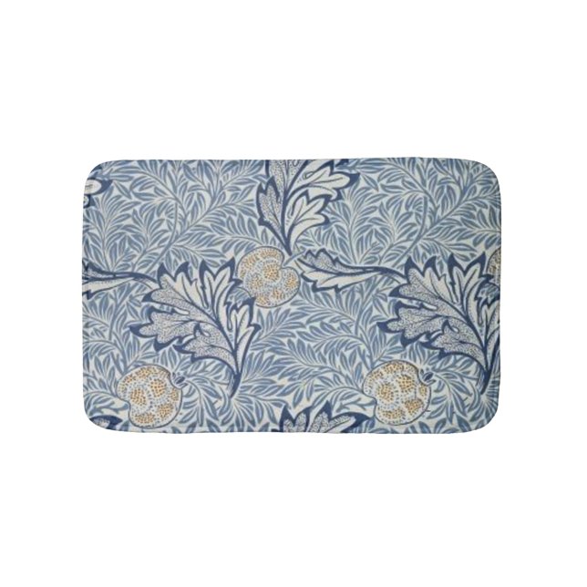 William Morris Apple Blume Floral Design Badematte (Vorderseite)