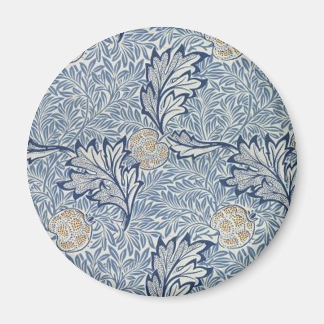 William Morris Apple Blume Floral Design Magnet (Vorne)