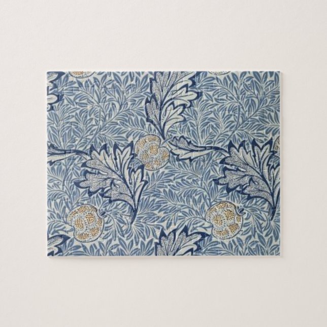 William Morris Apple Blume Floral Design Puzzle (Horizontal)