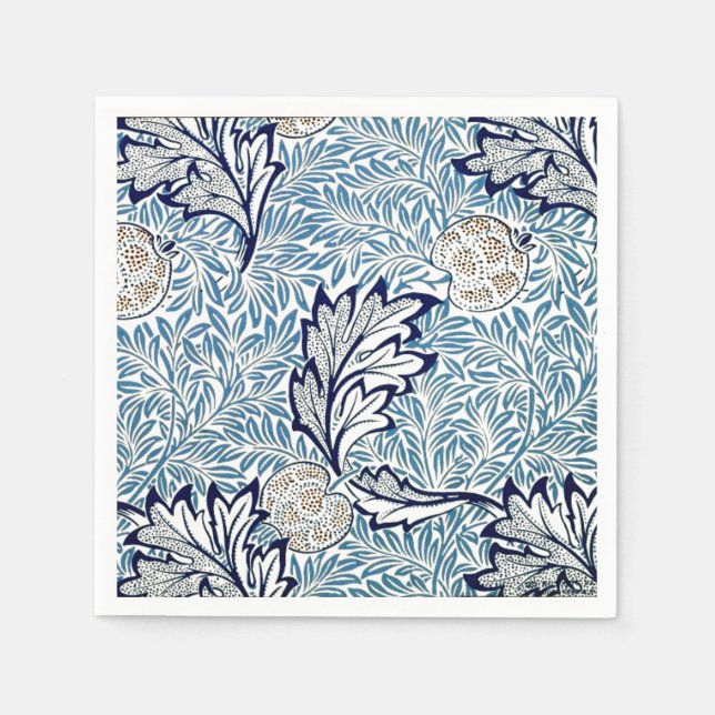 William Morris, Apple, Serviette (Vorderseite)