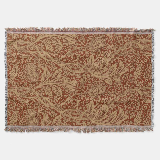 William Morris Arcadia Floral Garden Blume Decke (Vorderseite)