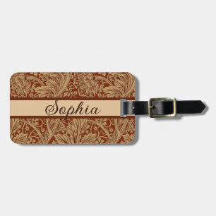 William Morris Arcadia Floral Garden Blume Gepäckanhänger